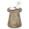 Gymax 17 Concrete Accent Side Table Mushroom Wood-like End Table Plant Stand Stool
